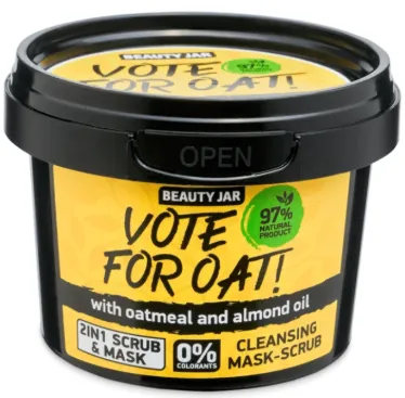 [BJ-022] Vote For Oat! – Mascarilla y Exfoliante Facial 2 en 1 - Beauty Jar